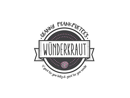 Granny Frankfurter Sauerkraut Logo Design Gold Coast